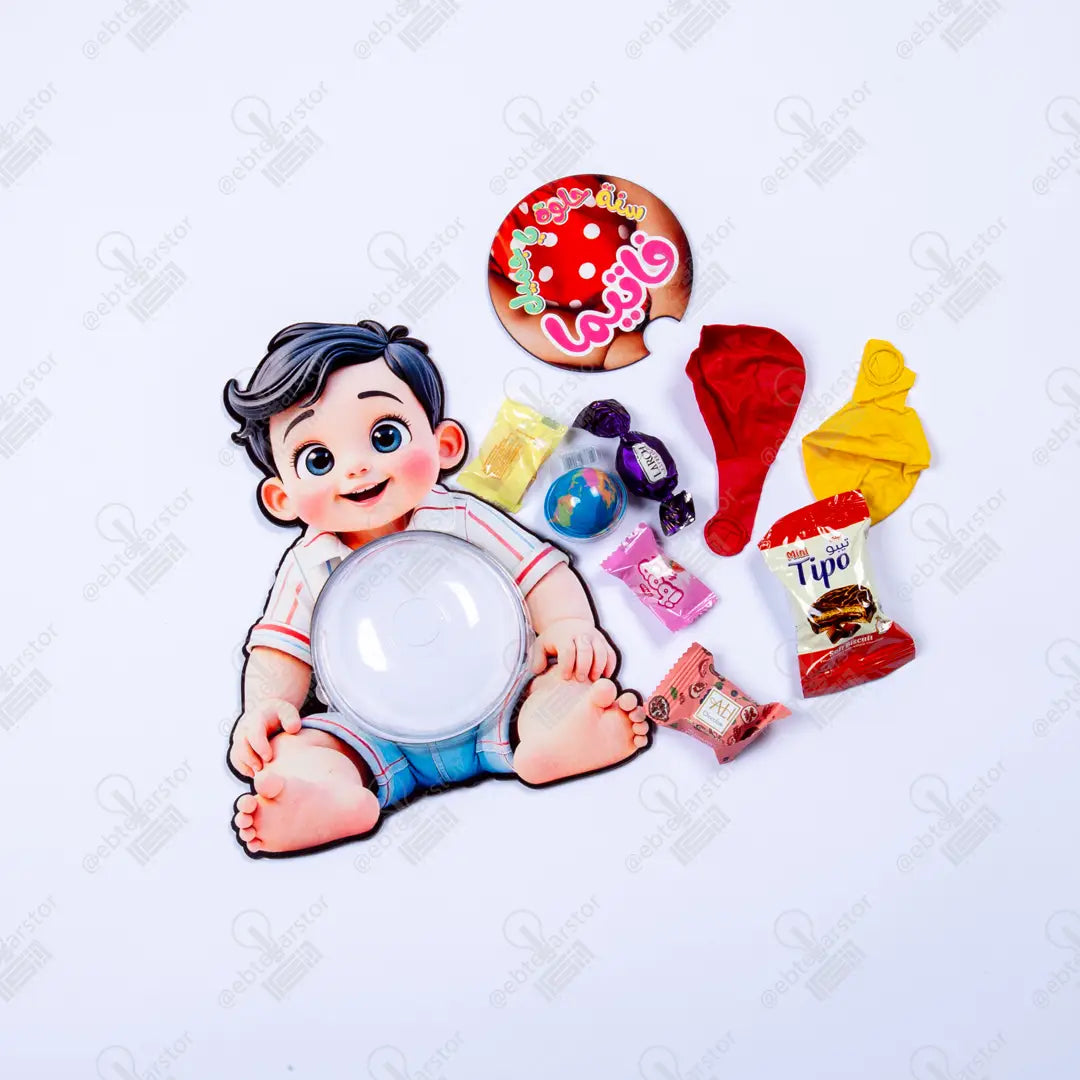 توزيعات عيد ميلاد بالحلويات