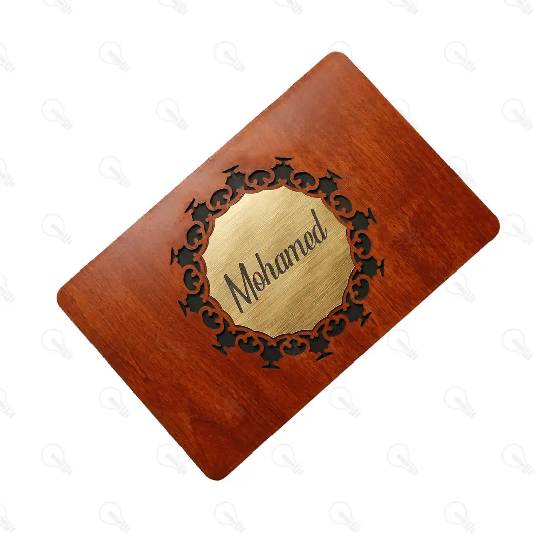 بوكس قلم معدن و ستاند موبايل وميدالية اكريليك (كود 2)