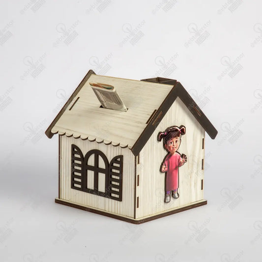 حصالة بيت خشب كود 8