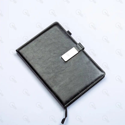 بوكس هارد كوفر ونوت بوك جلد وقلم وميدالية جلد وكراتة معدن