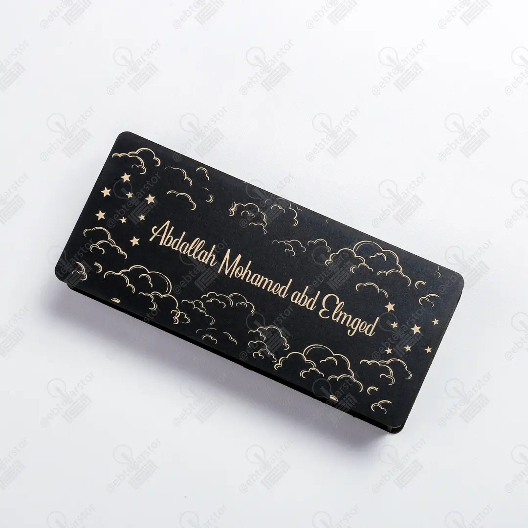 بوكس قلم معدن ونيم تاج (كود 2)