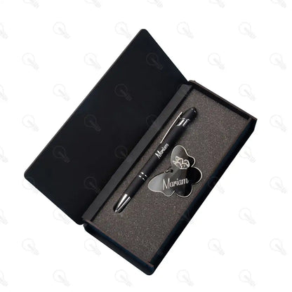 بوكس قلم معدن وميدالية اكريليك (كود 3)