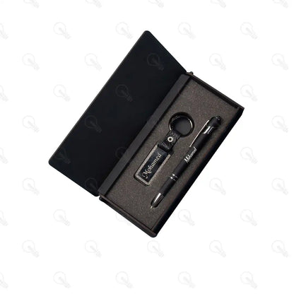 بوكس قلم معدن وميدالية اكريليك (كود 4)