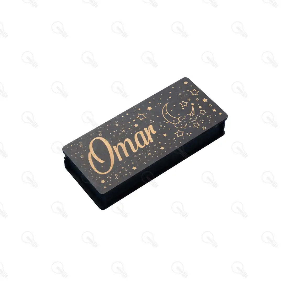 بوكس قلم معدن ونيم تاج (كود 1)