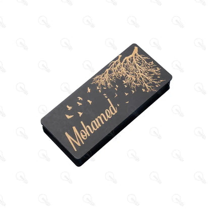 بوكس قلم معدن ونيم تاج (كود 1)