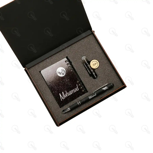 بوكس قلم معدن ونوت ميني ونيم تاج (كود 2)