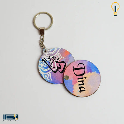 ميدالية خشب طبقتين (كود 18)