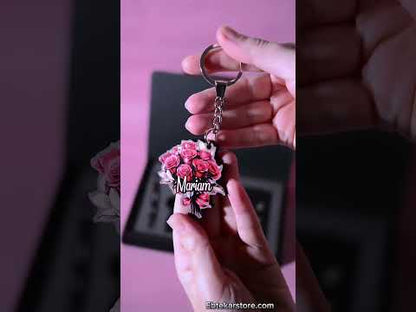 بوكس نوت بوك خشب (ديزاين الورد كود 2) وقلم معدن وميدالية خشب